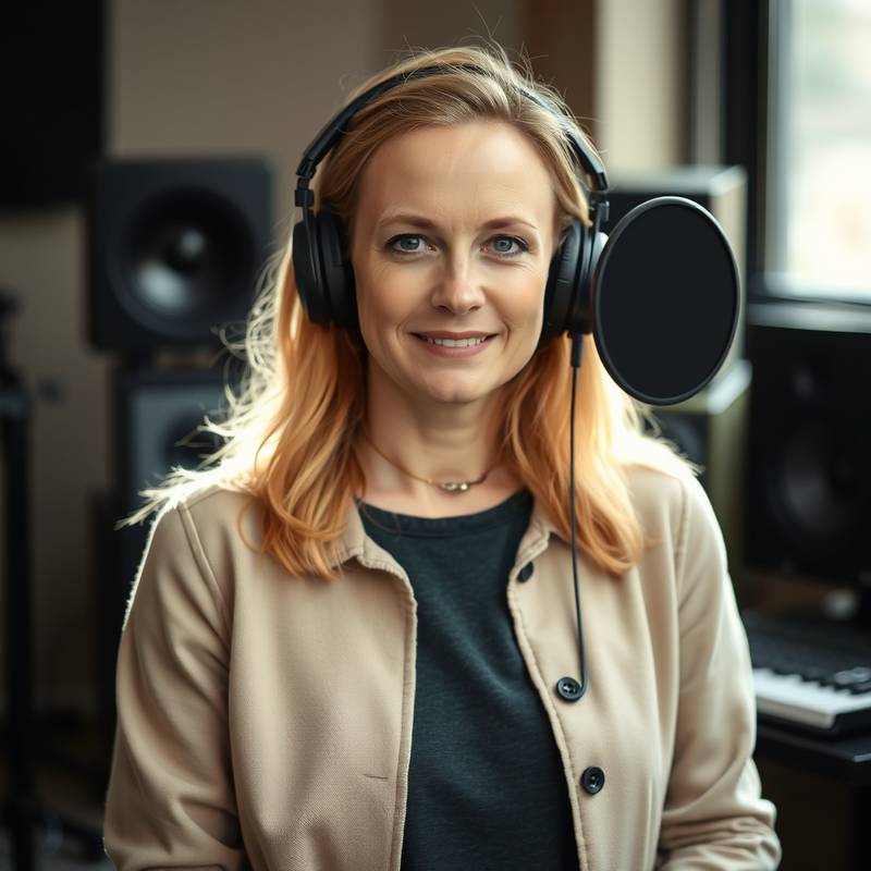 Portræt af Maria Sørensen, instruktør i lydteknik